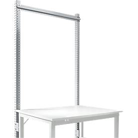 Aufbauportal, Grundtisch SPEZIAL Arbeitstisch-/Werkbanksystem UNIVERSAL/PROFI, 1250 mm, alusilber