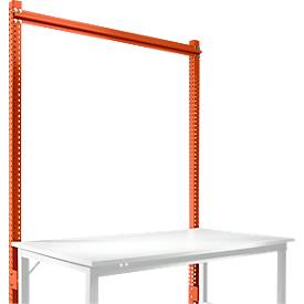 Aufbauportal, Grundtisch SPEZIAL Arbeitstisch-/Werkbanksystem UNIVERSAL/PROFI, 1500 mm, rotorange