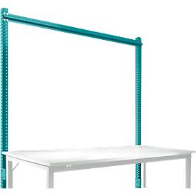 Aufbauportal, Grundtisch SPEZIAL Arbeitstisch-/Werkbanksystem UNIVERSAL/PROFI, 1750 mm, wasserblau
