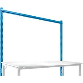 Aufbauportal, Grundtisch STANDARD Arbeitstisch-/Werkbanksystem UNIVERSAL/PROFI, 2000 mm, lichtblau