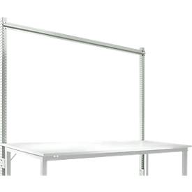 Aufbauportal, Grundtisch STANDARD Arbeitstisch-/Werkbanksystem UNIVERSAL/PROFI, 2000 mm, lichtgrau