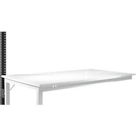Aufbauportal, niedrig, Ansatztisch STANDARD Arbeitstisch/Werkbank UNIVERSAL/PROFI, anthrazit