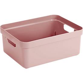 Aufbewahrungsbox Sunware Sigma Home, 24 l, rosa