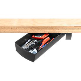 Aufbewahrungsbox Unterbau-Schwenkschale SWING, drehbar, schwarz