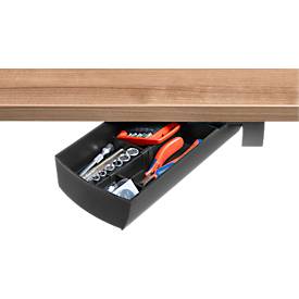 Aufbewahrungsbox Unterbau-Schwenkschale SWING, drehbar, schwarz