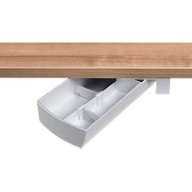 Aufbewahrungsbox Unterbau-Schwenkschale SWING, drehbar, weißalu