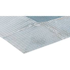 Auffahrecke für asecos Bodenelemente mit Höhe 78 mm, Stahl verzinkt, B 730 x T 730 mm