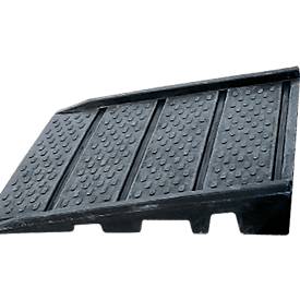 Auffahrrampe für Kunststoff-Flachwannen