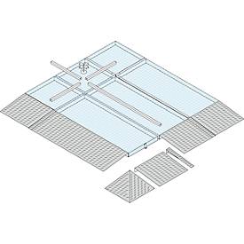 Auffahrrampe, Wannenmaß 2000er