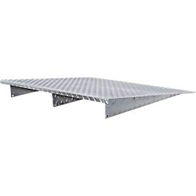 Auffahrrampe, Wannenmaß 1000er