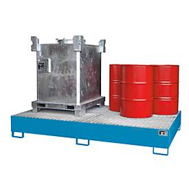 Auffangwanne AW 1000-10/2, blau RAL 5012