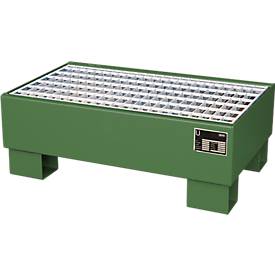 Auffangwanne AW-60, 61l Aufffangvolumen, mit Gitterrost