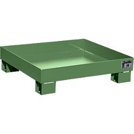 Auffangwanne AW60-2 grün RAL6011