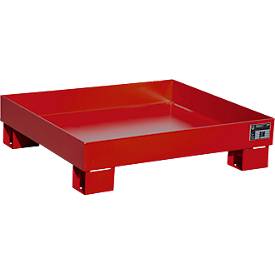 Auffangwanne AW60-2 rot RAL3000