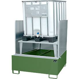 Auffangwanne AWA 1000-1, grün RAL 6011