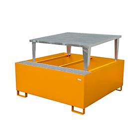 Auffangwanne AWA 1000-1 mit Abfüll-Aufsatz