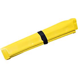 Auffangwanne für Kleingebinde Quick, Volumen 28 l, faltbar, B 600 x T 600 x H 120 mm, PVC, gelb