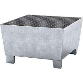 Auffangwanne WG 20, für 1 x 200 l Fass, verzinkt