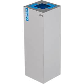 Aufkleber zur Trennung für den Abfallbehälter Alicante, Papier, blau