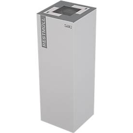 Aufkleber zur Trennung für den Abfallbehälter Alicante, Rest-Müll, schwarz