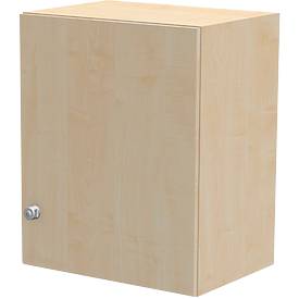 Aufsatzschrank TETRIS WALL, 2 Ordnerhöhen, Türanschlag rechts, B 600 x T 440 x H 740 mm,