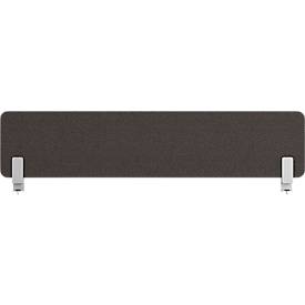 Auftischwand Modus, mit Adapter, 25 mm stark, B 1600 x H 400 mm, dunkelgrau