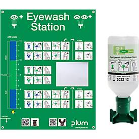 Augenspülstation mit 1 Flasche