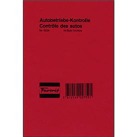Image of Autobetriebs-Kontrolle, 16 Blatt