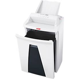 Autofeed Aktenvernichter HSM SECURIO AF150, Sicherheitsstufe 4, Partikelschnitt 4,5 x 30 mm, 10 Blatt, weiß