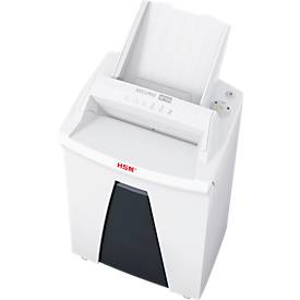 Autofeed Aktenvernichter HSM SECURIO AF150, Sicherheitsstufe 4, Partikelschnitt 4,5 x 30 mm, 10 Blatt, weiß