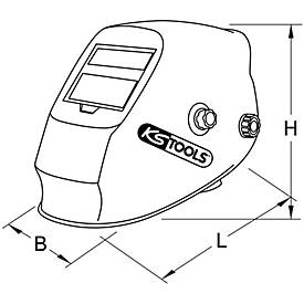 Automatik-Schweißer-Schutzhelm, Steel Design