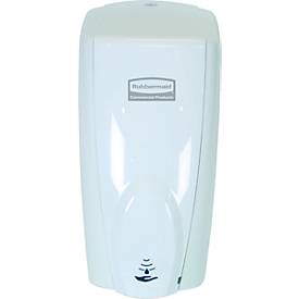 Image of Automatischer Seifen- und Desinfektionsspender Rubbermaid AutoFoam, 1100 ml, berührungsfrei, für Wand/Ständer, weiß