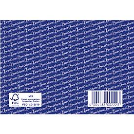Avery Zweckform 222-10 Fahrtenbuch, A6 Querformat, 10er Pack, FSC®-Papier, weiß