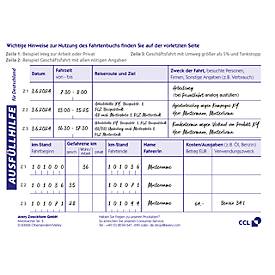 Avery Zweckform 222-5 Fahrtenbuch für PKW, A6 quer, 40 Blatt, 4er Pack + 1 gratis