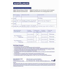 Avery Zweckform 223-10 Fahrtenbuch, Format A5, 10 Bücher mit jeweils 40 Blatt, FSC®-Papier, weiß