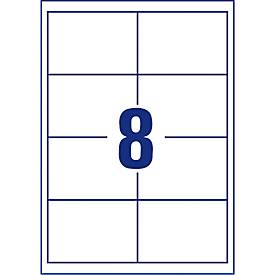 AVERY Zweckform 3660-200 Universal-Etiketten, ultragrip, 97 x 67,7 mm, DP INTERNETMARKE geeignet