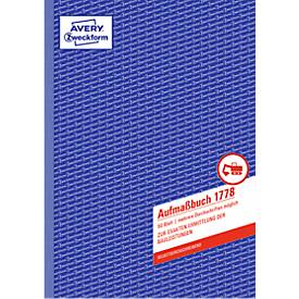 AVERY® Zweckform Aufmaßbuch Nr. 1778