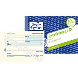 Avery Zweckform Ausgabebelege Nr. 303