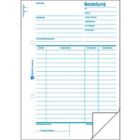 AVERY® Zweckform Bestellung Nr. 1406, weiß/weiß, 2. Blatt blanko, 1 Blatt Blaupapier