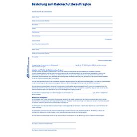 Avery Zweckform Bestellung zum Datenschutzbeauftragten, A4, selbstdurchschreibend, 2-fach-Satz