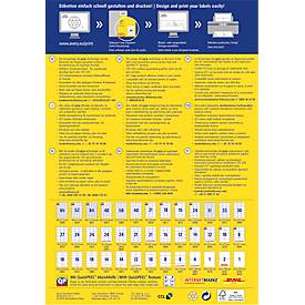 Avery Zweckform Etiketten 6601, universal, ultragrip, geeignet für Inkjet- & Laserdrucker, 105 x 148 mm, 260 Stück/65 A4-Bogen, FSC®-Papier, weiß