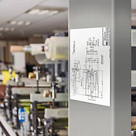 Avery® Zweckform Etiketten J4775, wetterfest, permanenthaftend, druckergeeignet, rechteckig, Polyester, matt weiß, 10 Stück auf 10 Blatt