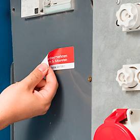 Avery Zweckform Folien-Etiketten, wetterfest, wieder ablösbar, 105 x 148 mm