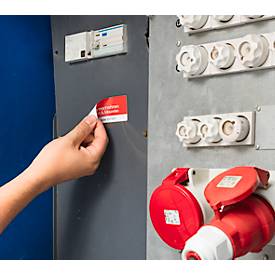 Avery Zweckform Folien-Etiketten, wetterfest, wieder ablösbar, 70 x 37 mm