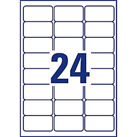 Avery Zweckform Folienetiketten L7912-10, ultra-resistent, H 63,5 x B 33,9 mm, 240 St