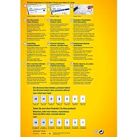 Avery Zweckform Folienetiketten L7915-10, ultra-resistent, H 99,1 x B 139 mm, 40 St.