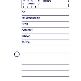 Avery Zweckform Gesprächsnotiz Nr. 1210