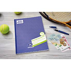 Avery® Zweckform Kassenabrechnung 1227, Format A4, Mehrwertsteuer-Spalte, mit Ausfüllhilfe & Durchschlägen, Blauer Engel, weiß-gelb, 2 x 50 Blatt