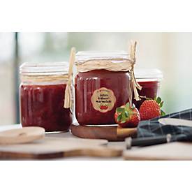 AVERY® Zweckform Klebeetiketten, blanko, 40,8 x 40,3 mm, 240 Stück, Blumenform