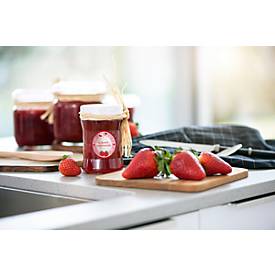 AVERY® Zweckform Klebeetiketten, blanko, Ø 65 mm, rund, für alle Drucker, weiß